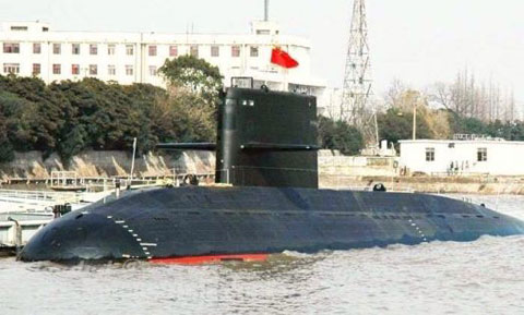 Tàu ngầm lớp Nguyên của Trung Quốc (Ảnh Chinese Military Aviation)